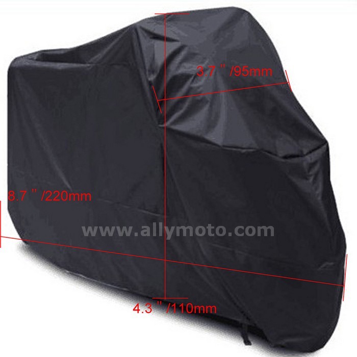 148 Universal Dustproof Waterproof Outdoor Motorcycle Protective Cover Ktm Motors Breathable Cruiser Uv Rain Touring@2